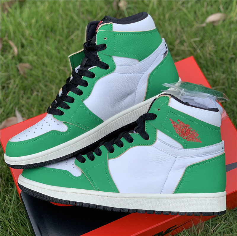 Women's Air J 1 Lucky Green